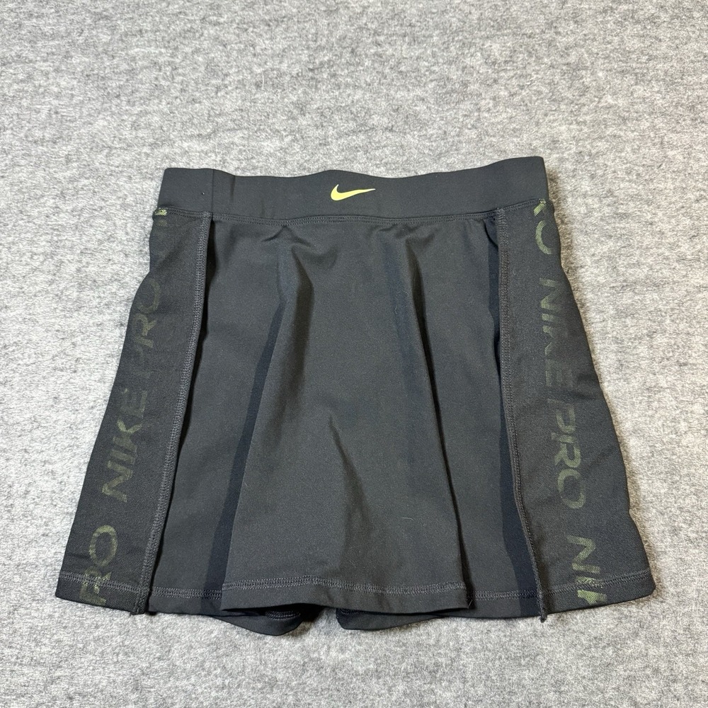 Nike‎ Pro Dri-FIT Women's Black Athletic Tennis Skort S Built-in Shorts Sports